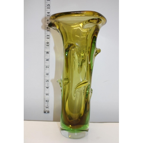 50 - A Karlovarske Czech studio glass vase