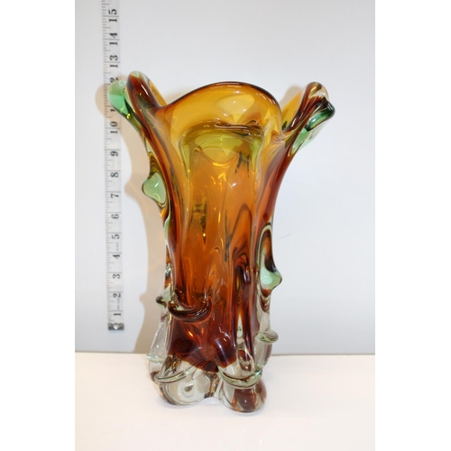 51 - A Mstisov Czech studio glass vase