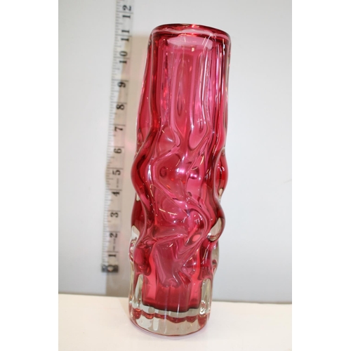 54 - A Prachen Czech studio glass vase