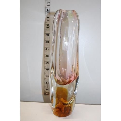 57 - A Novy Bor Czech studio glass vase