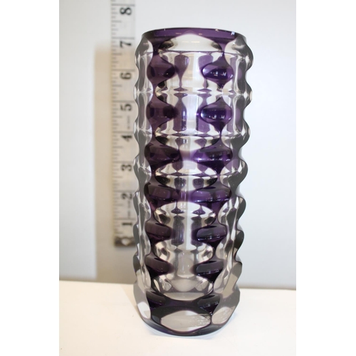 67 - A Exbor Czech studio glass vase