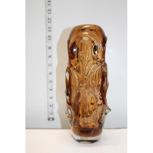 8 - A Skrdlovice Czech studio glass vase.