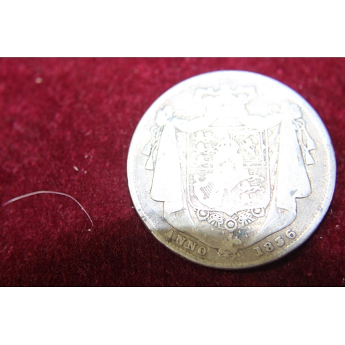 152 - A William IIII 1836 one Shilling coin (F)