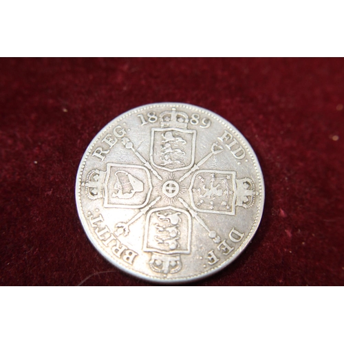 156 - A 1889 Victorian double Florin (GF)