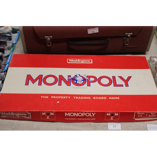 17 - A boxed unused vintage Monopoly board game