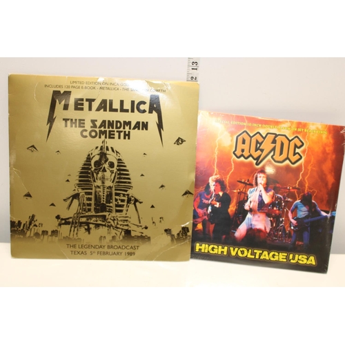 215 - A sealed AC/DC record & Metallica LP