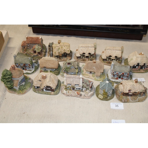 35 - A selection of Lilliput Lane cottages a/f