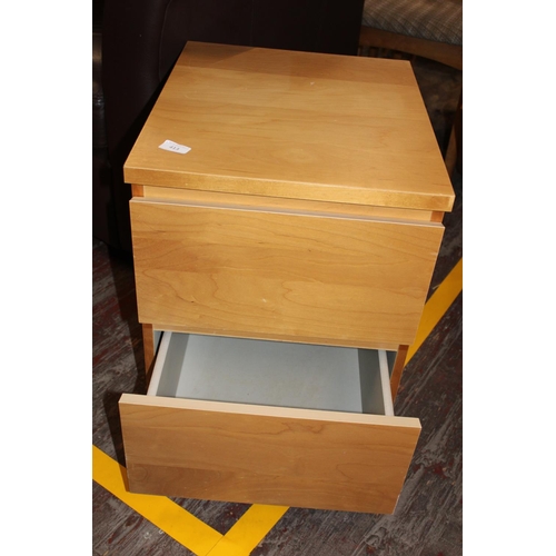 413 - A Ikea Malm bedside cabinet. postage unavailable