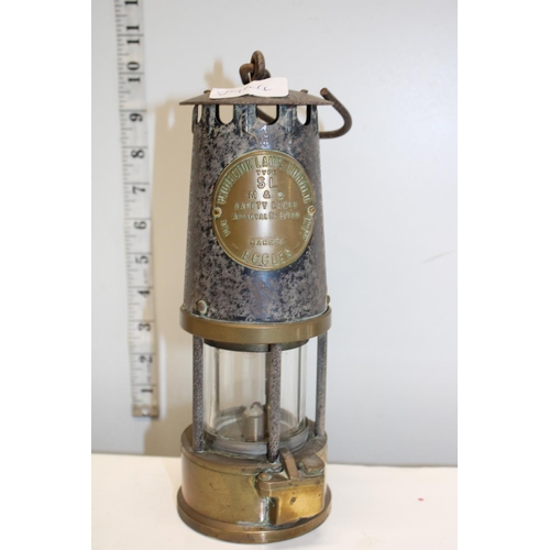 5 - A vintage Eccles Miners lamp