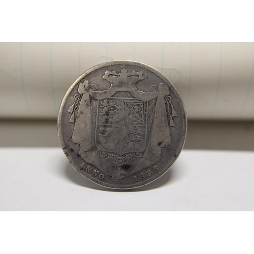 152 - A William IIII 1836 one Shilling coin (F)