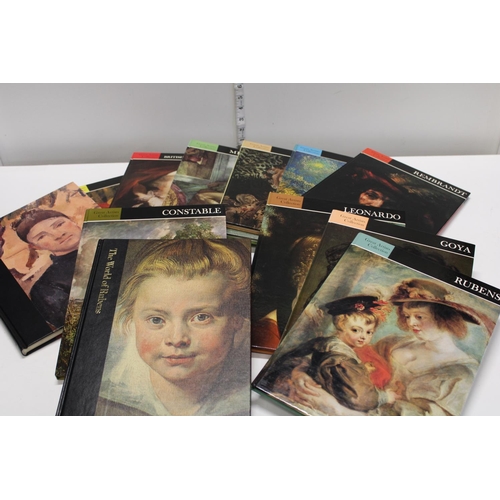 173 - A large selection of the Great Artists collection books