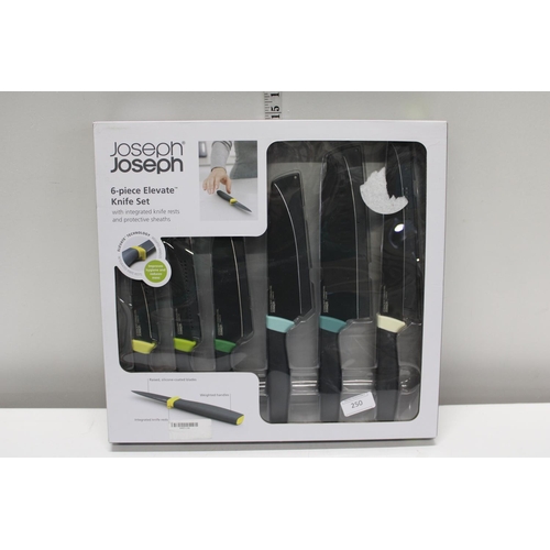 250 - A Joseph Joseph six piece knife set