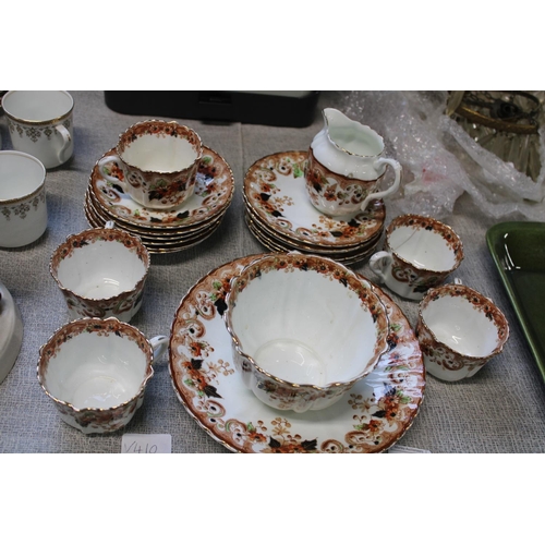 36 - A selection of Edwardian bone china