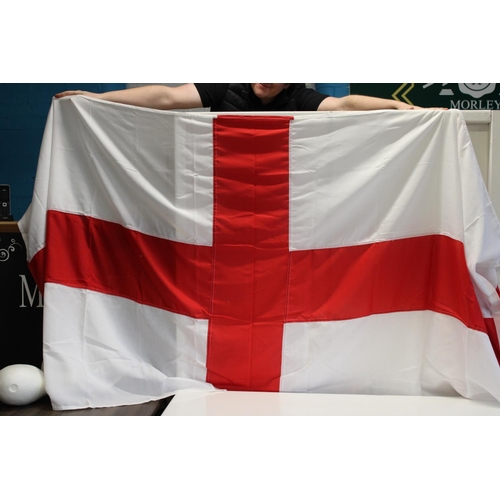 415 - A sewn St Georges flag 3yards x 1.5 yards