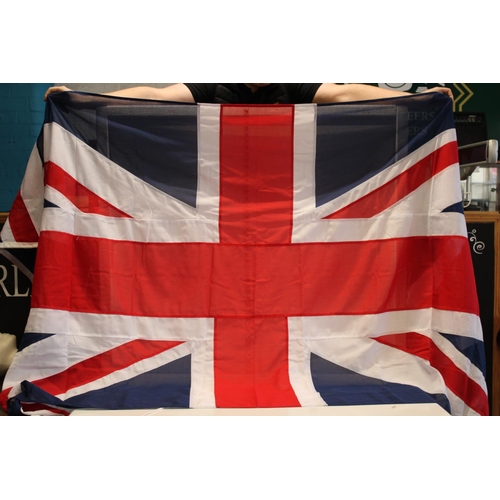 416 - A sewn Union Jack flag 9ft x 4'6ft