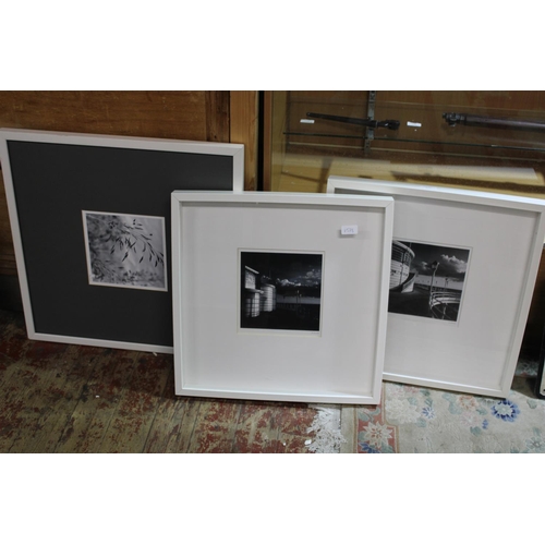 115 - Three pieces of contemporary framed artworks, postage unavailable