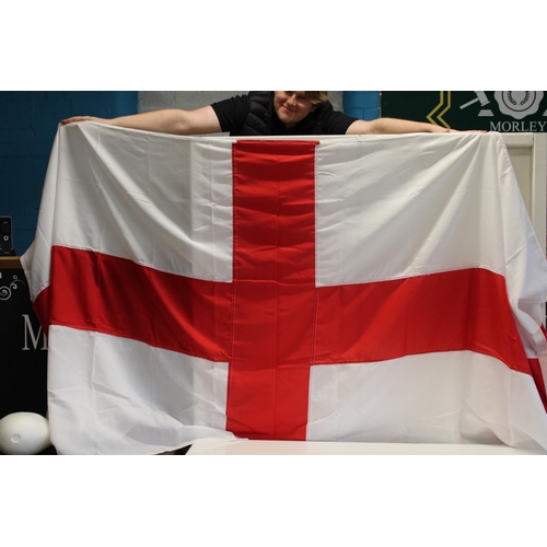 42 - A sewn Saint George flag  3 Yards x 1/5 Yards