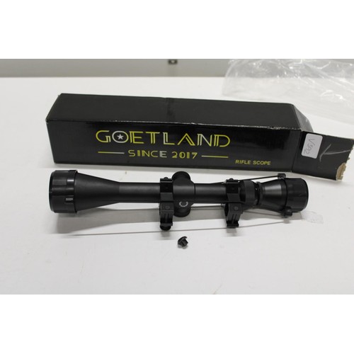 229 - A boxed Goetland rifle scope