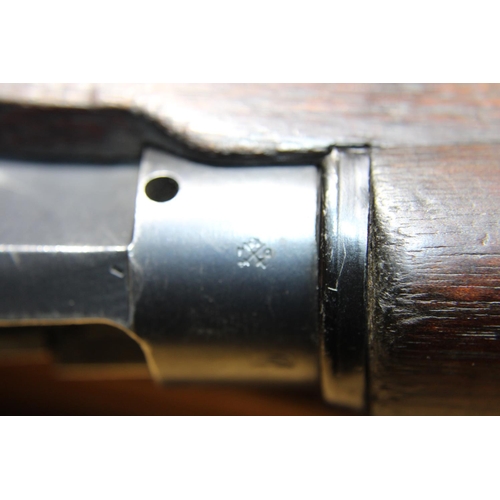 121 - A deactivated bolt action rifle - Long Branch No4 CG No105409, postage unavailable