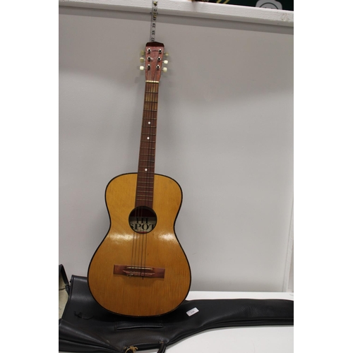 138 - A Hi-spot acoustic guitar. Postage unavailable