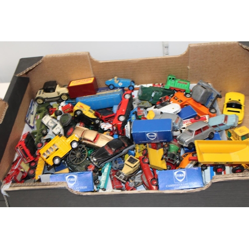 320 - A job lot of vintage die-cast models including Corgi, Matchbox etc