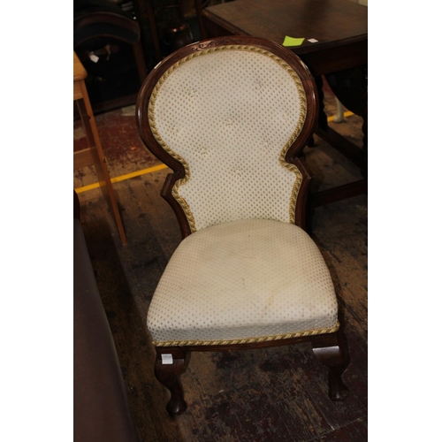 342 - A upholstered nursing chair. collection only