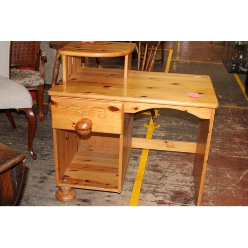 350 - A childs pine desk. collection only