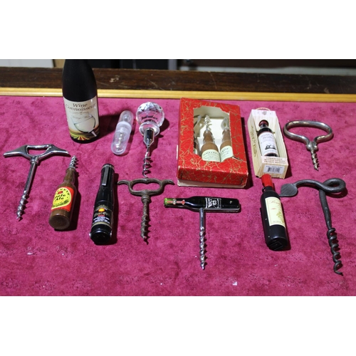 131 - A selection of novelty corkscrews