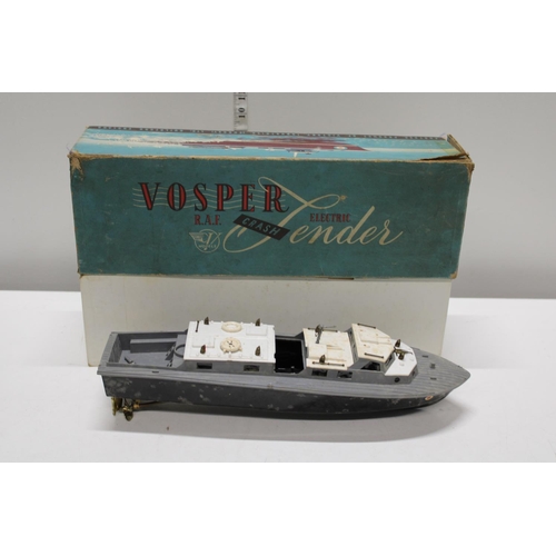 311 - A boxed Vosper RAF rescue ship model a/f