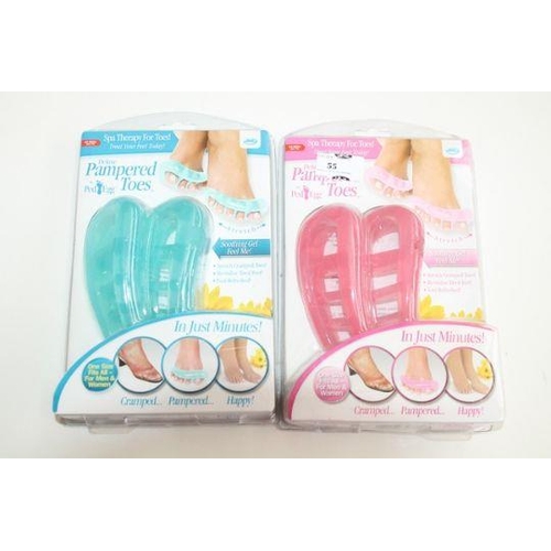 246 - 12 x JML Pampered Toes RRP 9.99 ea