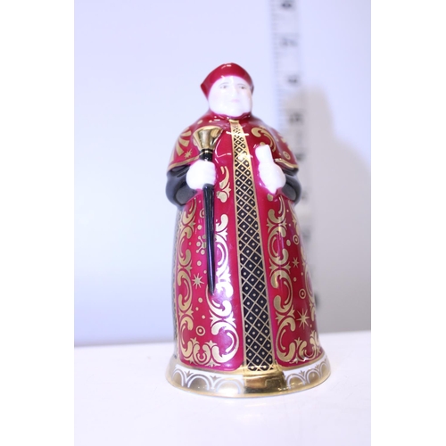 35 - A limited edition Royal Worcester Cardinal Wolsey candle snuffer 58/500