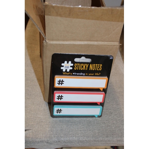 185 - Two boxes of new sticky notes