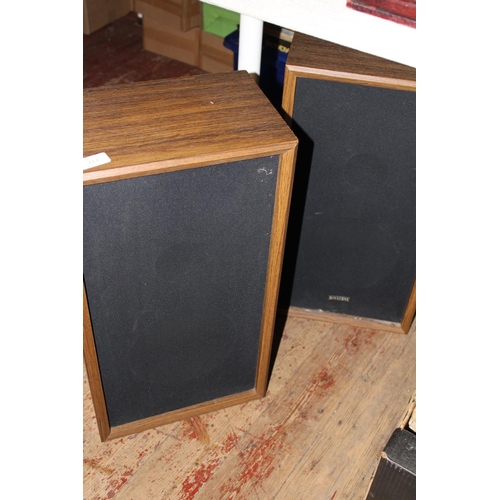 217 - A pair of vintage stereo speakers, shipping unavailable