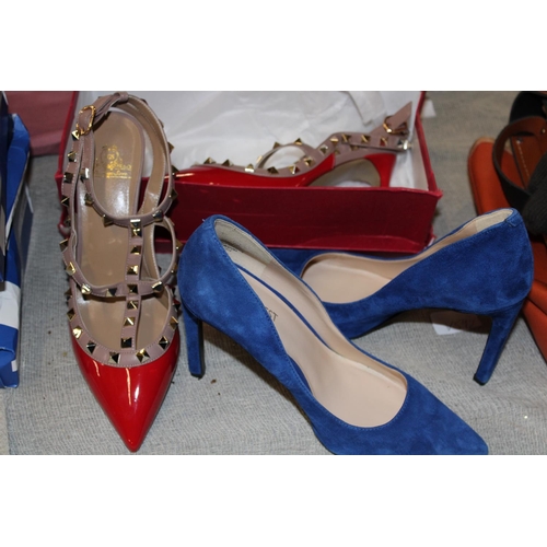 289 - A new  pair of Nine west size 7 and a new pair of TGS size 38