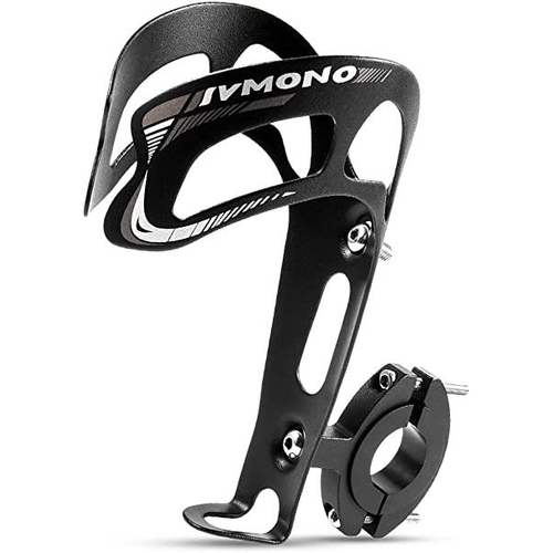 201 - 6 x IVMONO Bicycle Lightweight Aluminum Water Bottle Cage (Black/Silver)