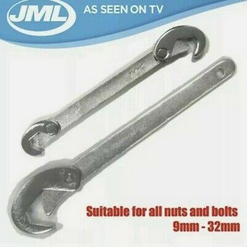 302 - JML Universal Multi-Function Adjusting Grip Ratchet 9-32mm Spanner