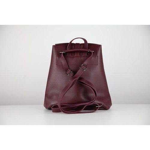 353 - Cascabelle Leather-Look Backpack - Brown