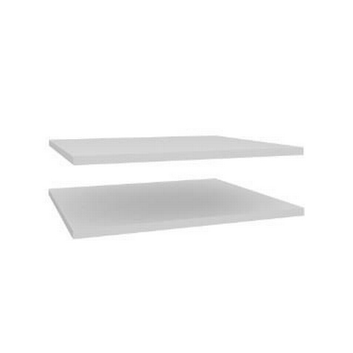 94 - Approx 75 Sets Of 2 Form Darwin White Shelves. Size 50cm(L) X 37cm(D). RRP 30.00 Pair