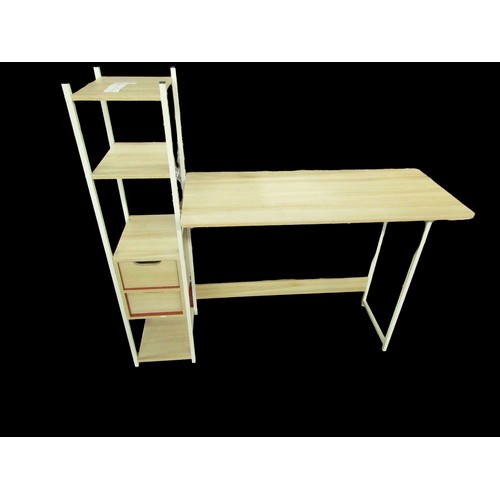 182 - 3 Shelf 2 drawer Office Desk