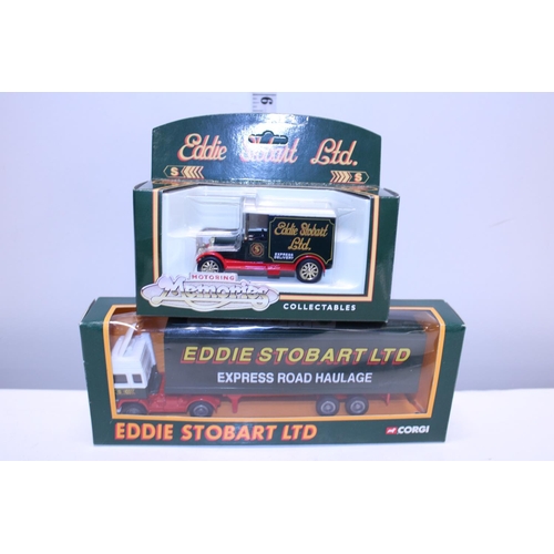 267 - Two boxed Corgi Eddie Stobart models