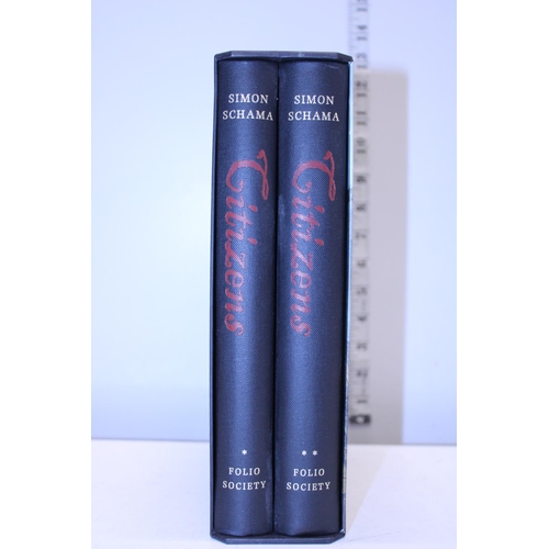 14 - A Folio Society two volume set 'Citizens the Chronicle of the French Revolution'