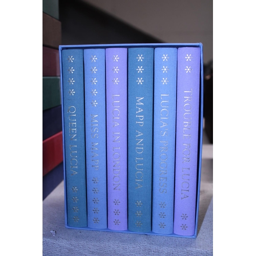 15 - A Folio Society six volume set The Mapp and Lucia Novels