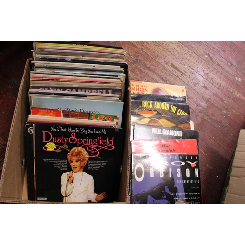 300 - A job lot of mixed genre LP records. Postage unavailable