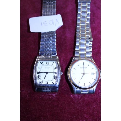 512 - Two gentleman's Sekonda wrist watches