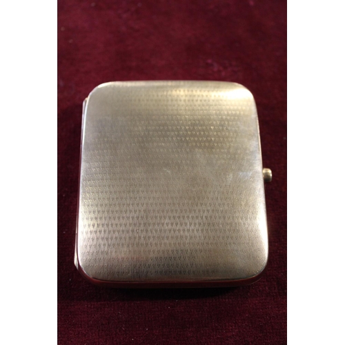 297 - A solid 9ct gold cigarette case hallmarked for Birmingham total weight 113.43g