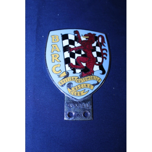 186 - A British automobile racing club enamelled car badge