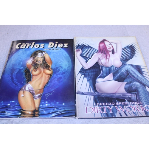 350 - A Lorenzo Sperlonga  Dirty Works book and a Carlos Diez book