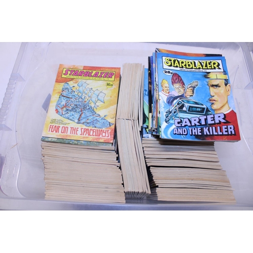 216 - A near complete series of Starblazer Space Fiction comics 279 in total of 281 ever produced. In grea... 