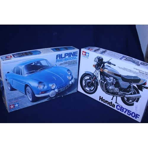 19 - Two boxed Tamiya model kits (complete)