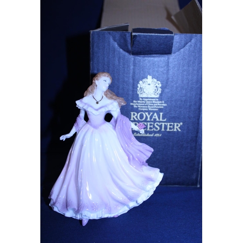 41 - A boxed Royal Worcester lady figure 'Rachel'